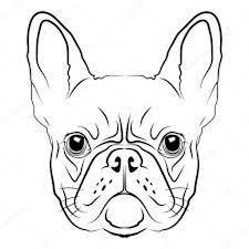 As i draw i talk about what. French Bulldog Head Dog Vinyl Sticker For Car Wall Laptop Etsy In 2021 French Bulldog Drawing French Bulldog Art Bulldog Drawing