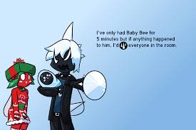 totally a good idea to leave the baby with him : rBeeSwarmSimulator