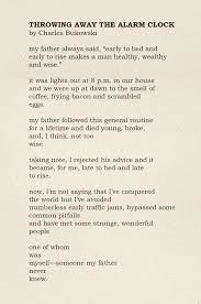 Throwing Away The Alarm Clock