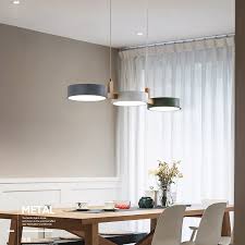 Dining room with color elements. Nordic Natural Wood Chandelier Lighting Dining Room Hanging Lights Kitchen Lighting Fixtures 3 Color Shopee Philippines