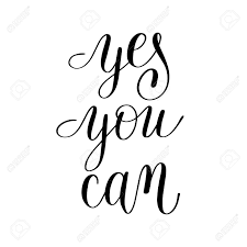 Beautiful quotes wallpapers stickers for bedroom wall art. Yes You Can Handwritten Lettering Positive Motivational Quote To Printable Wall Art Home Decor Greeting Card T Shirt Design And Other Modern Calligraphy Vector Illustration Royalty Free Cliparts Vectors And Stock Illustration Image