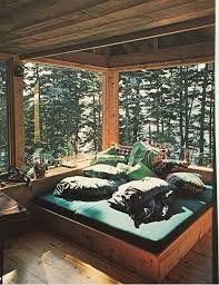 I D Relax In This Cozy Cabin Forest Views With 360 Degree Windows Yes Please Cute Bedroom Decor Adventure Room Forest View