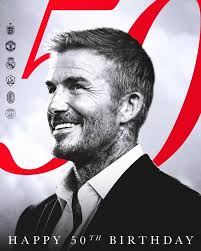 David Beckham celebrates birthday