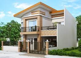 Pilihan rumah minimalis 2 lantai sangatlah pas untuk mengatasi tempat yang sempit namun mempunyai kamar yang banyak terlebih apabila jumlah angoota keluarga. Lingkar Warna Desain Rumah Minimalis Modern 2 Lantai 4 Kamar Tidur