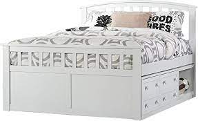 Maybe you would like to learn more about one of these? Amazon Com Hillsdale Furniture Hillsdale Charlie Captains Bed With One Storage Unit Full White Furniture Decor