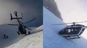 Peloton de surveillance et d'intervention de la gendarmerie. Video Les Images Epoustouflantes De L Intervention De L Helicoptere De La Gendarmerie Lors D Un Secours En Montagne
