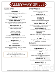 Menu for Chilkoot Charlie's in Anchorage, AK