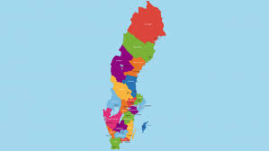 Suecia desde mapcarta, el mapa abierto. Mapa Politico Suecia