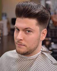 Classic Pompadour Round Face Men Hairstyles For Round Faces Hot Hair Styles