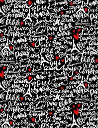 BONJOUR New Collection From Timeless Treasures, Parisian Words