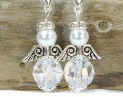 10 Diy Beads Angel Angel Pendant Craft Pack Guardian Angel Handicraft Kit Handicrafts With Children Children S Birthday Souvenirs Guest Gift Sleutelhanger Kralen Diys