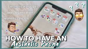 Organize your apps by color. How To Have An Aesthetic Phone Creative Ways To Organize Your Apps Contacts Ect Youtube