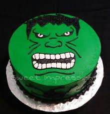 Incredible Hulk Cake