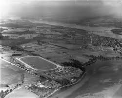 1927 September Jpg Image Race Track Havre De Grace Maryland Airplane View