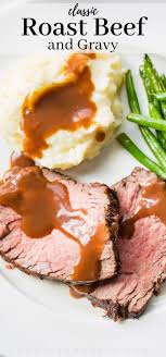 .foods, classic pot roast has just a handful of ingredients, including beef, potatoes, carrots, and onion. Classic Roast Beef And Gravy Saving Room For Dessert