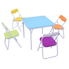 5 Piece Folding Table Chair Set 40 Off Kids Folding Table Thanksgiving Kids Table Kids Table And Chairs