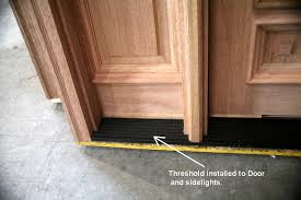 The split jamb has a groove under the stop so it can slide over the edge of the main jamb. Prehung Exterior Interior Doors Rustic Wood Doors
