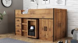 The juliana european single (90 x 200cm) mid sleeper bed is manufactured in europe from only the finest materials. Lpd Rocco Wooden Midsleeper Bed With Storage By Lpd Furniture