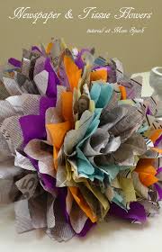 Mardi gras king cupcakes, 5. Newspaper Tissue Paper Flowers Tutorial Mom Spark Mom Blogger