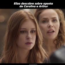 Revelações impactantes: Eliza descobre sobre aposta de Carolina e Arthur