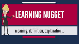 Nugget (countable and uncountable, plural nuggets). What Is Learning Nugget What Does Learning Nugget Mean Learning Nugget Meaning Explanation Youtube