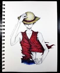 Maybe you would like to learn more about one of these? Coloured Fan Art Of Luffy From One Piece Reference Used Steemit