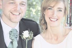 Just married: David and Elaine Tosh