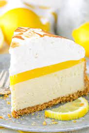 Lemon Meringue Cheesecake Recipe Lemon Cheesecake Recipes Lemon Meringue Cheesecake Desserts