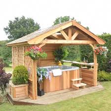 Shed Plans 12x20 Gambrel And Pics Of Unique Garden Shed Plans Shed Sheddesigns Diyshedplans Hot Tub Landscaping Hot Tub Garden Hot Tub Backyard