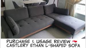 At costco, you'll find affordable kitchen & dining room furniture in a wide variety of styles. Purchase Usage Review Castlery Ethan L Shaped Sofa Youtube