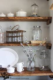 Styled Dining Room Shelving The Wood Grain Cottage Dining Room Shelves Open Dining Room Kitchen Remodel