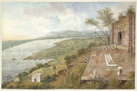 View of Ganges and Rajmahal Hills from the top of the hill… — PICRYL - Public Domain Media Search Engine
