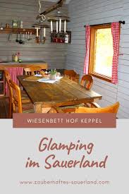 Ferien Mal Anders Glamping Auf Hof Keppel Im Sauerland Glamping Sauerland Wiesenbett Hutte Runterkommen Entspannung Erholu Sauerland Glamping Ferien