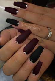 Pin By Angie Arthur On Nails Maroon Nails Nails Best Acrylic Nails