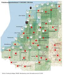 Knotenpunkte Radkarten Niederlande Anwb 1 100 000 Bei Fahrradtouren De