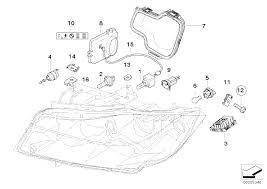 Realoem Com Bmw E90 325xi Single Components F Headlight Xenon Alc Bmw Bmw Parts R Vinyl