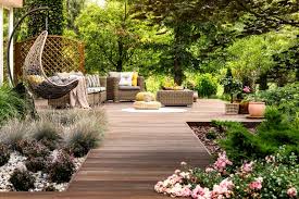 This is a perfect spot for an outdoor meal or catching up on work while still enjoying magnificent views to the beautiful greenery. Garden Landscaping Ideas 10 Steps To Landscape A Garden From Scratch Real Homes