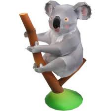 Koala Land Animals Animals Paper Craft Canon Creative Park In 2020 Paper Crafts Paper Decorations Crafts