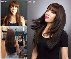 Layers Of Chocolate Before And After Color Using Colorianne Prestige Permanent Italian Hair Color Italian Hair Professional Hairstyles Hair