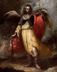 Den heilage rafael, sankt rafael (nn); Spanish School 17th Century Arcangel Rafael Mutualart