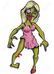 Vintage vector black engraving illustration isolated white background. Cartoon Zombie Frau Auf Weiss Isoliert Lizenzfrei Nutzbare Vektorgrafiken Clip Arts Illustrationen Image 13115474