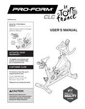 Recumbent bikes are generally safer because you cannot stand up on the pedals. Pro Form Le Tour De France Clc User Manual Pdf Download Manualslib
