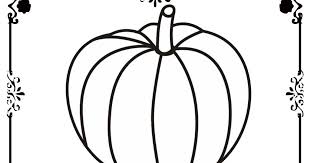 Lantern from pumpkin with the cut out of a terrible grin and leaves outlined. Printable Blank Pumpkin Coloring Pages
