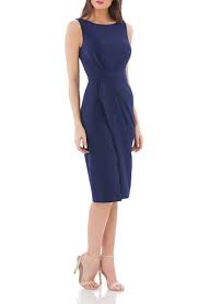 Pleated Crepe Cocktail Dress Main Color Casual Cocktail Dress Cocktail Dresses Online Summer Cocktail Dress