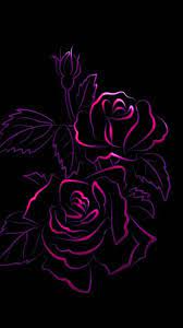 Neon Roses Neon Wallpaper Blue Roses Wallpaper Pink Neon Wallpaper