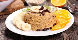 Recette De Bowl Cake Aux Flocons D Avoine A La Banane Et Aux Pepites De Chocolat Recette Bowlcake Recette Recette Recette Petit Dej