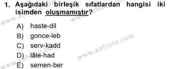 aof osmanli turkcesi grameri 2 dersi 2016 2017 yili final donem sonu sinavi aof soru