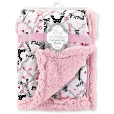 The french engineer gustave eiffel presented his first draft tower to those responsible for the city of barcelona. Cribmates Soft Plush Baby Blanket Paris Eiffel Tower Ny Baby Store