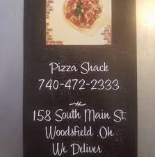 Show off your talents with the best of them. Pizza Shack Home Woodsfield Ohio Menu Prices Restaurant Reviews Facebook