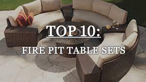Featuring a stylish clean aluminum antique copper finish, this fire pit is complete with a durable solid aluminum design base, making it an. Top 10 Outdoor Fire Pit Table Sets